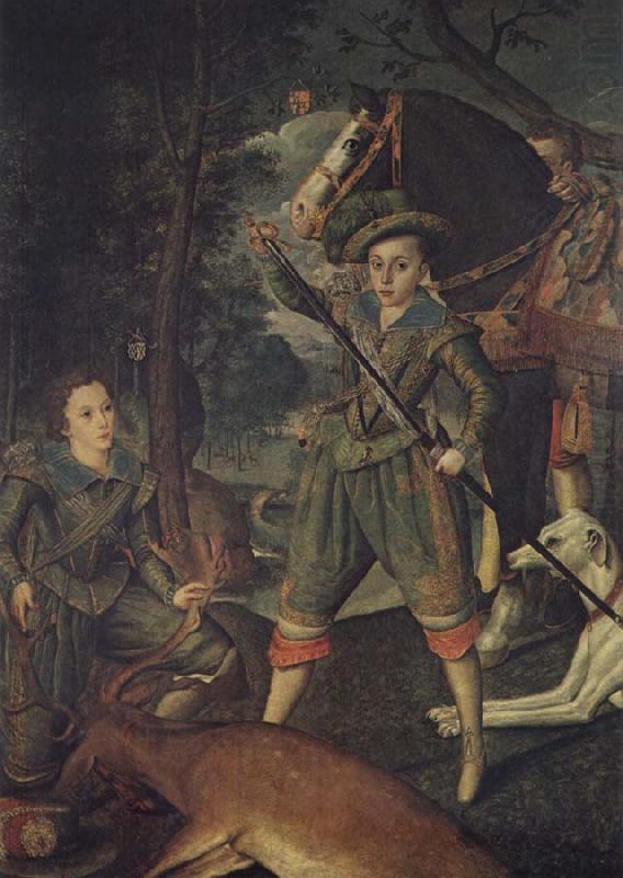 Robert Peake the Elder Henry Frederick,Prince of Wales and Sir John Harrington china oil painting image